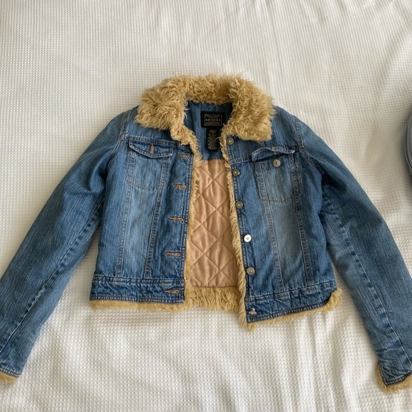 Arizona COZY FUR LINED DENIM JACKET (Girls) - Picture 5 of 11
